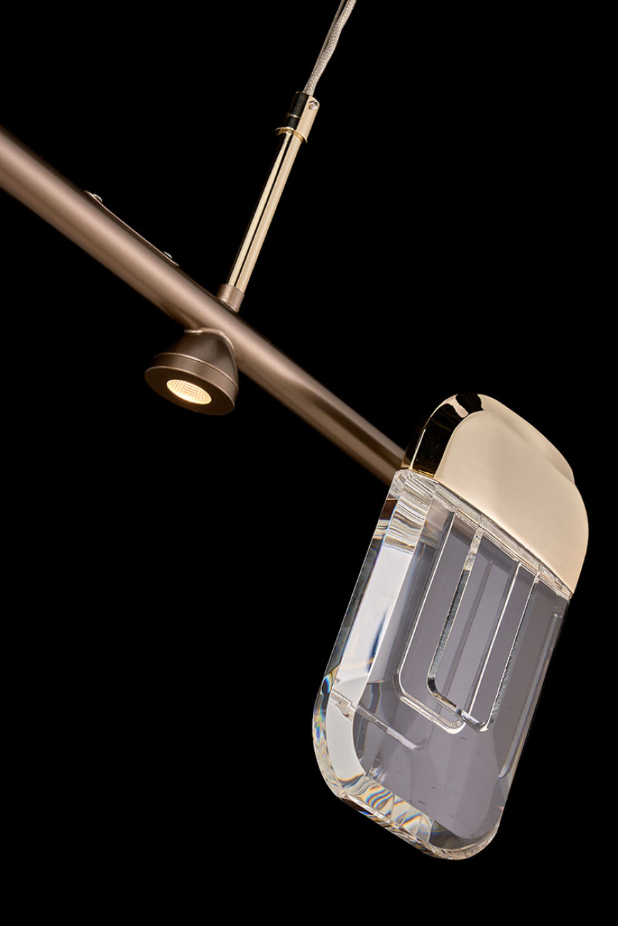 Подвесная люстра natali le7771/6l gold