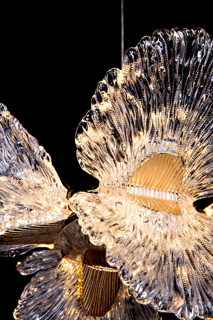 Подвесной светильник jardin le3032/1s gd/sh