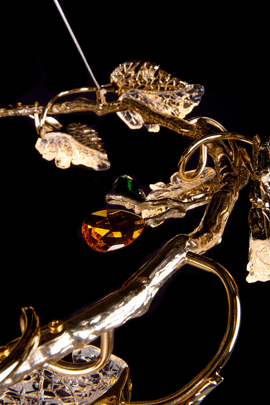 Подвесная люстра olivia le3037/800 gd