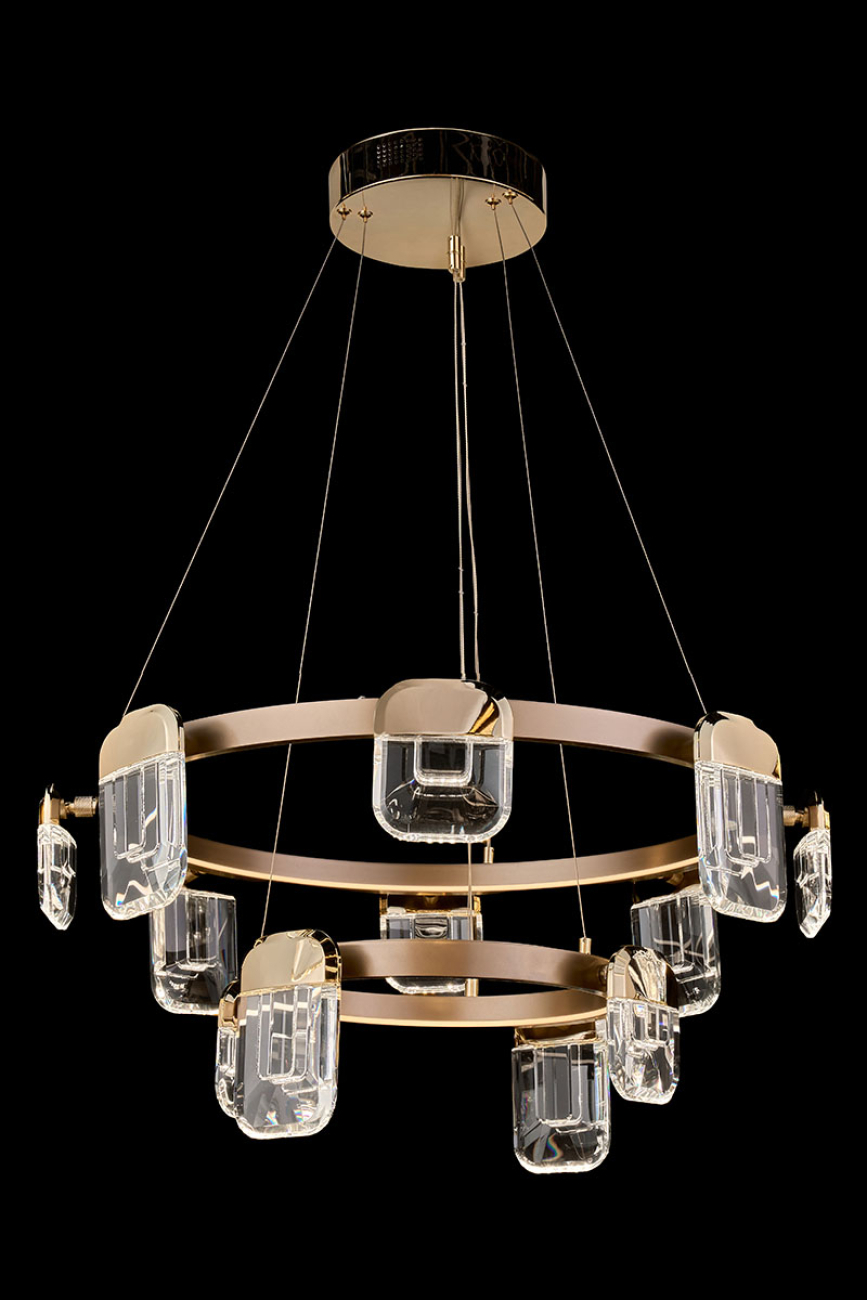 Подвесная люстра natali le7771/8+4 gold