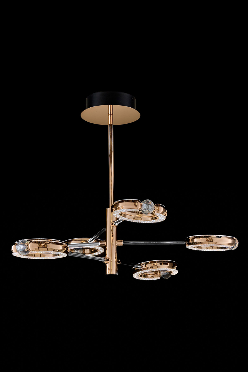 Подвесная люстра ani le7710/6 gold