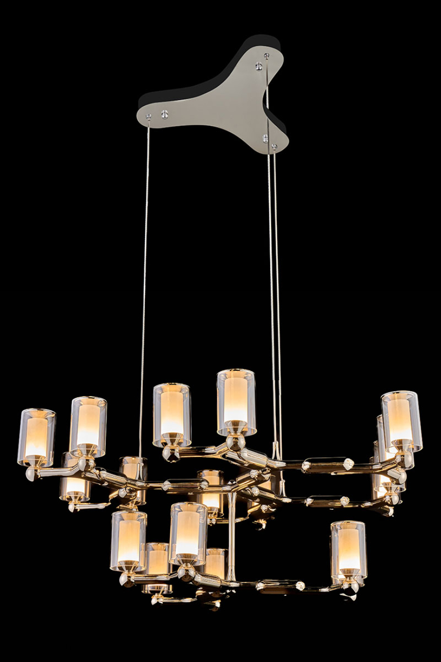 Подвесная люстра vanda le3067/12+6 ni