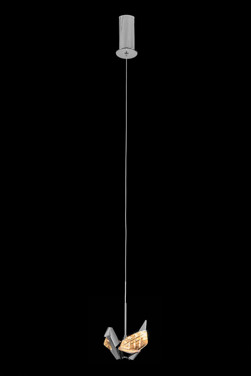 Подвесной светильник alma le7706/1s black chrome