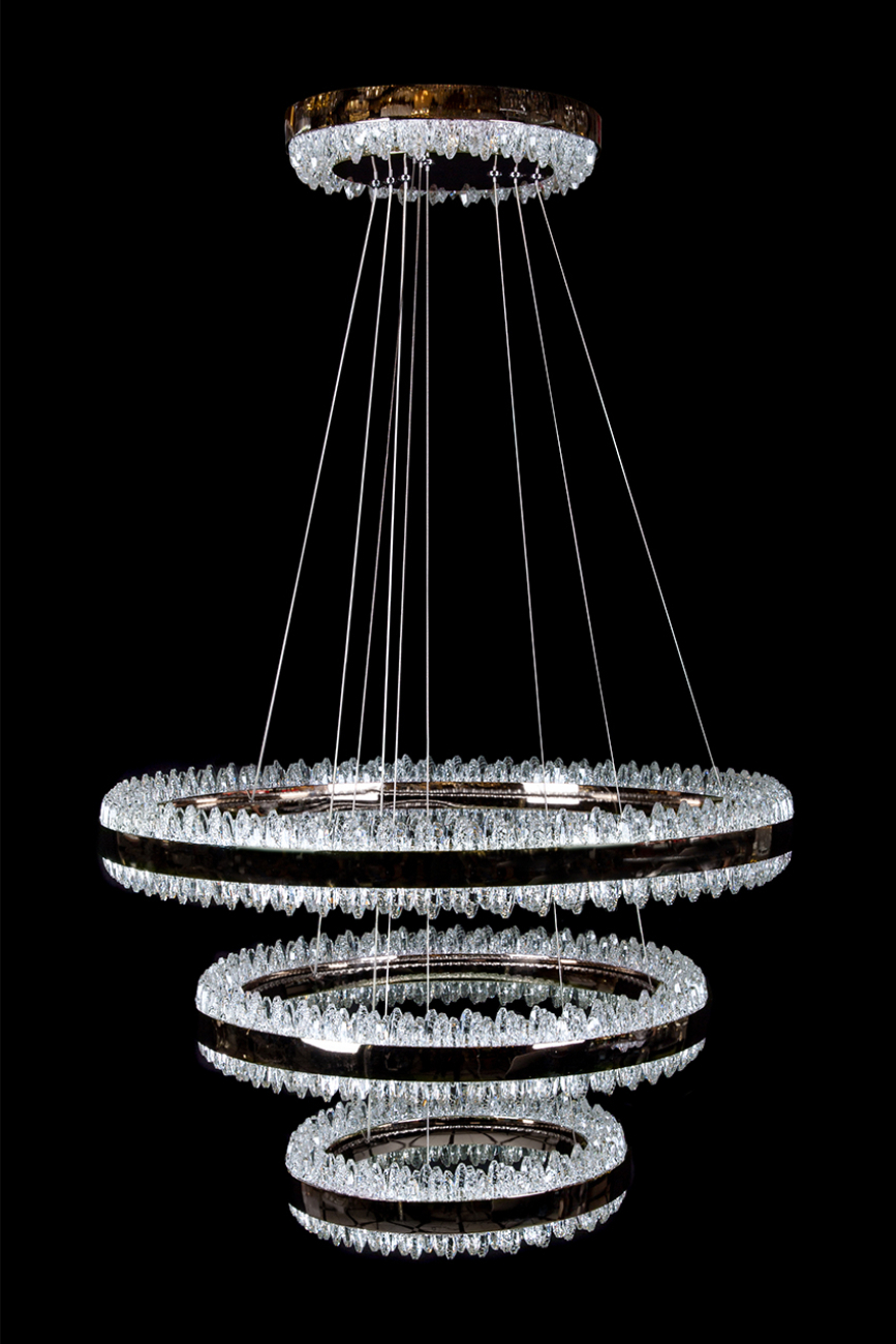 Подвесная люстра michel le7720/800-3k black chrome