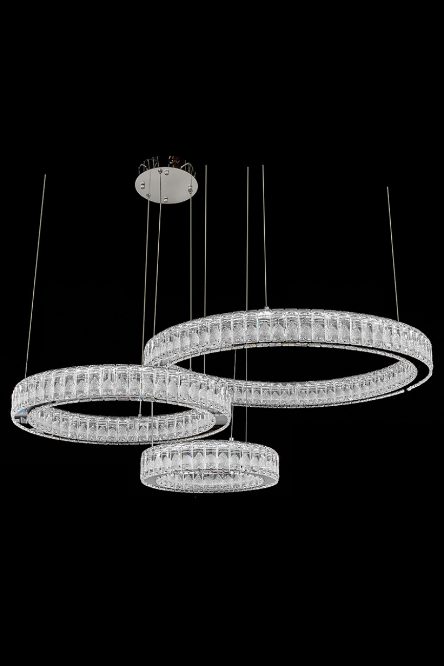 Подвесная люстра delaina le3012/800-3f ch