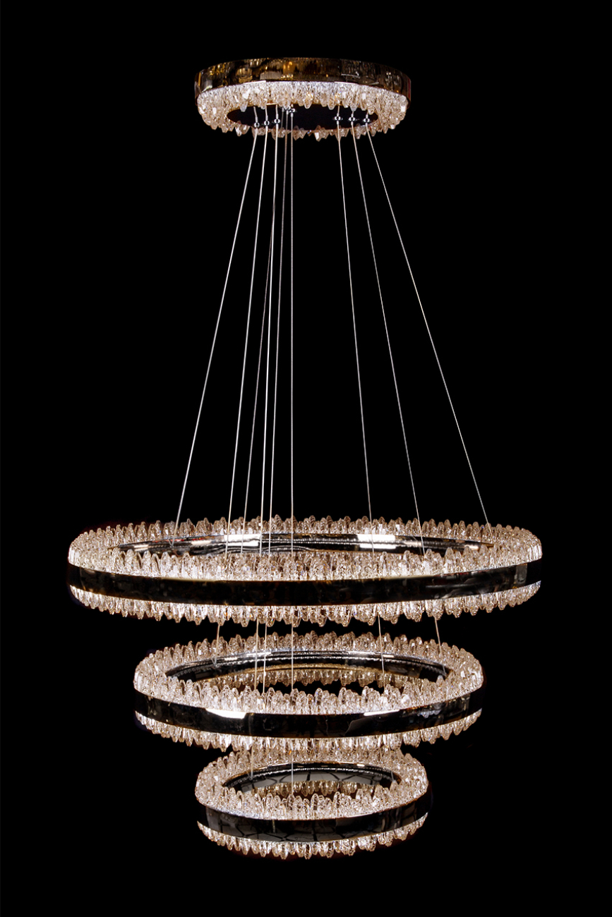 Подвесная люстра michel le7720/800-3k black chrome