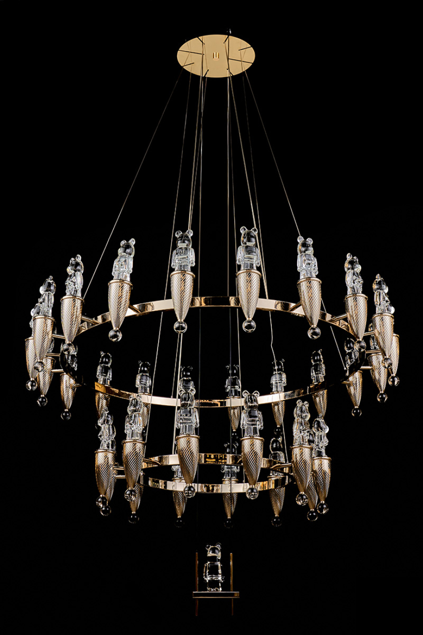 Подвесная люстра joli le3024/1050+650 gd