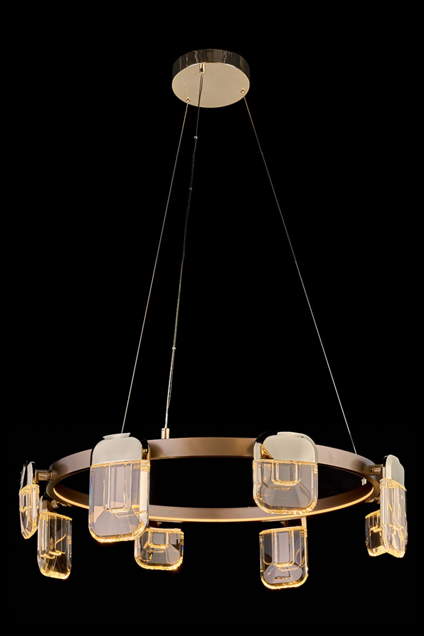 Подвесная люстра natali le7771/8 gold