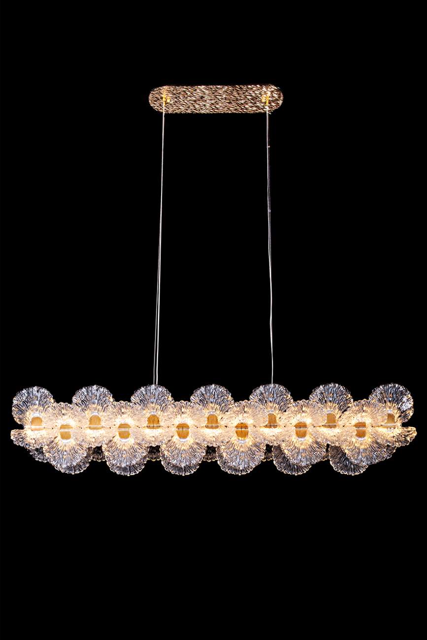 Подвесная люстра jardin le3032/1260 gd/sh