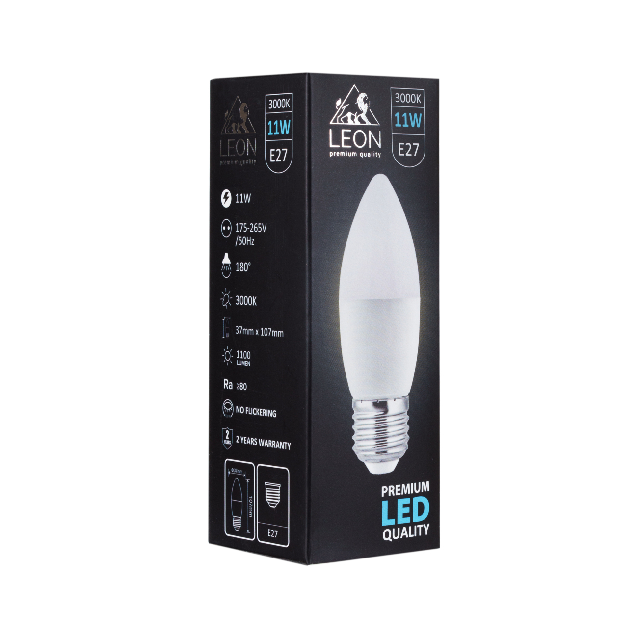 Светодиодная лампа leon le-c35-11w-3000k-e27