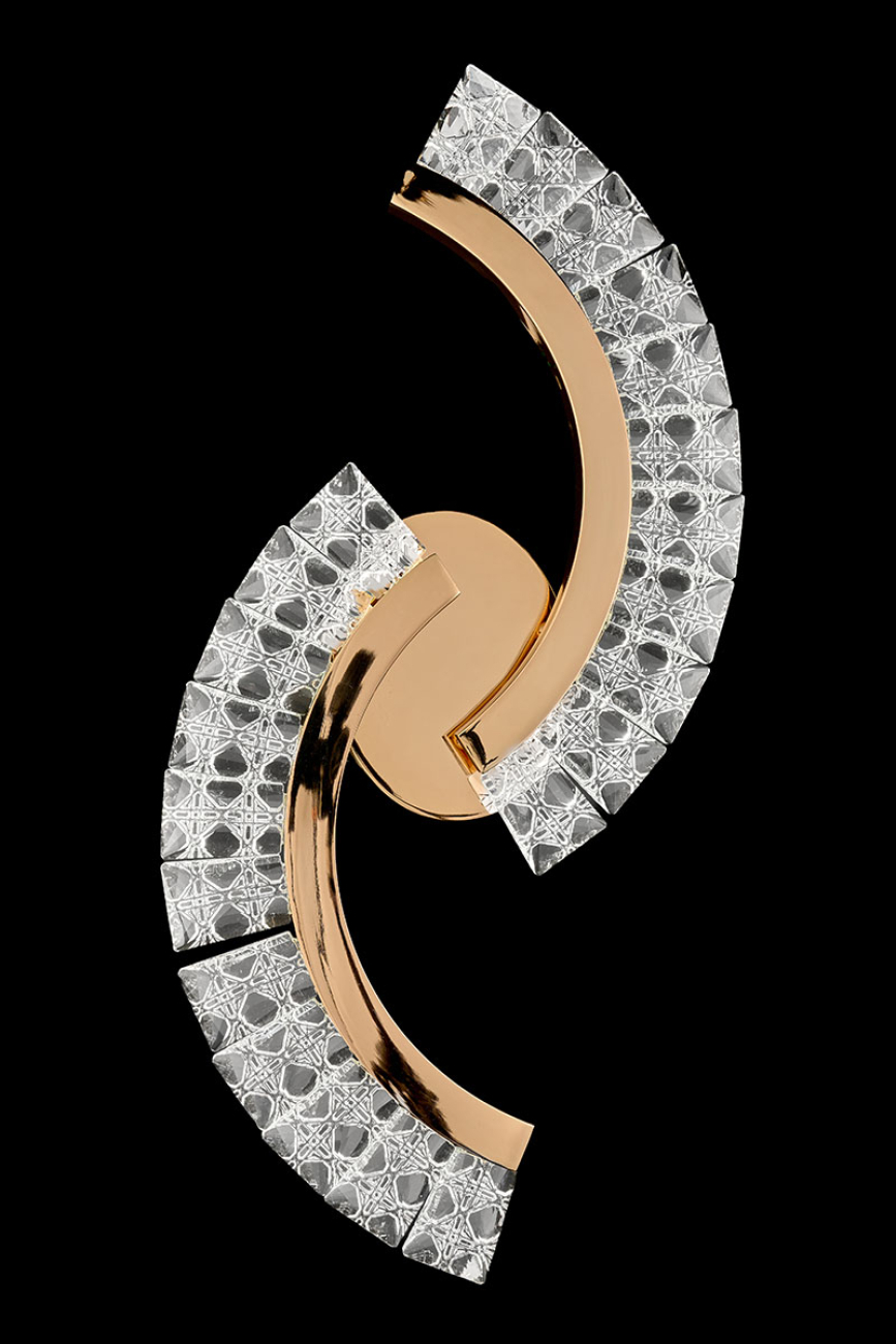 Бра louise le7726/1w gold