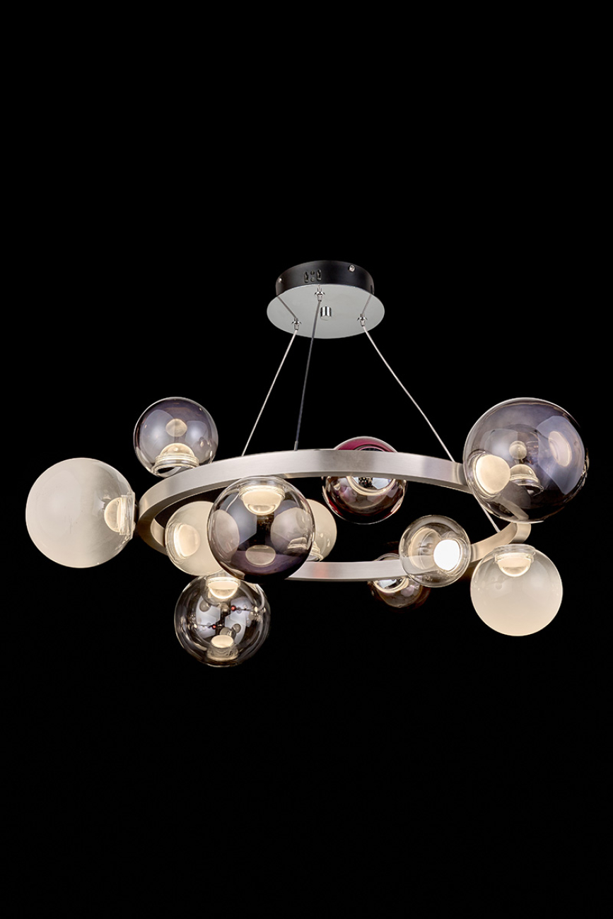 Подвесная люстра molecule le7723/810 chrome