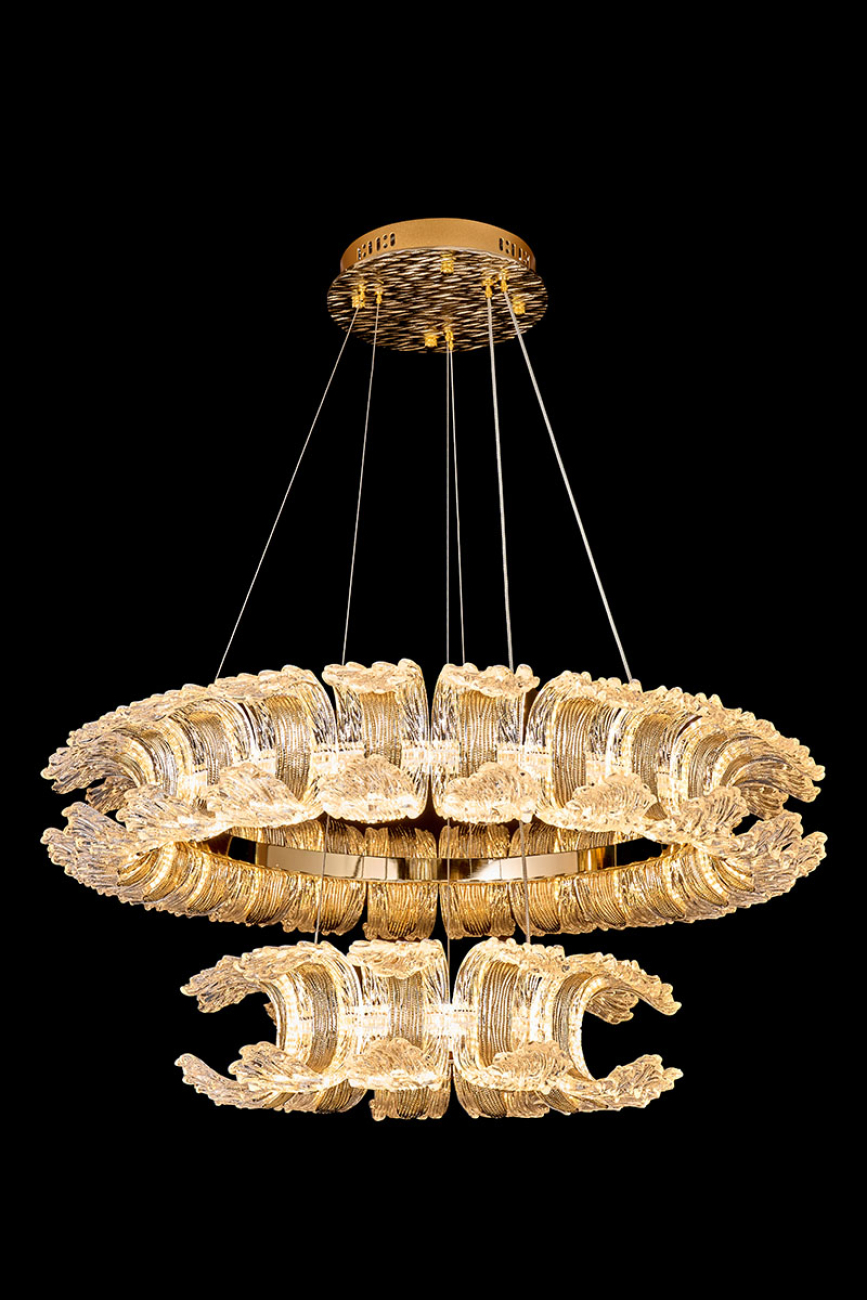 Подвесная люстра moana le3050/800-2k gd