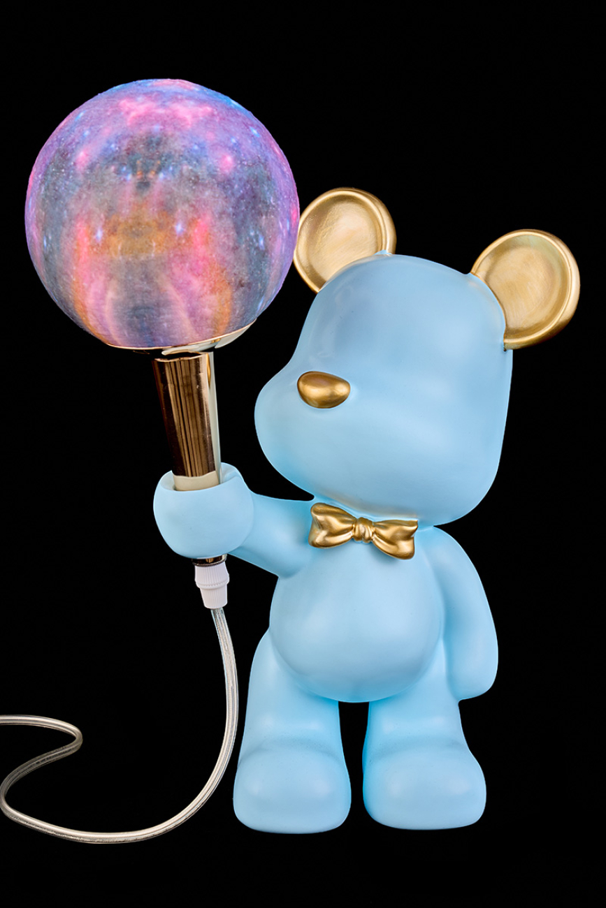 Настольная лампа ours le4009/1t bl