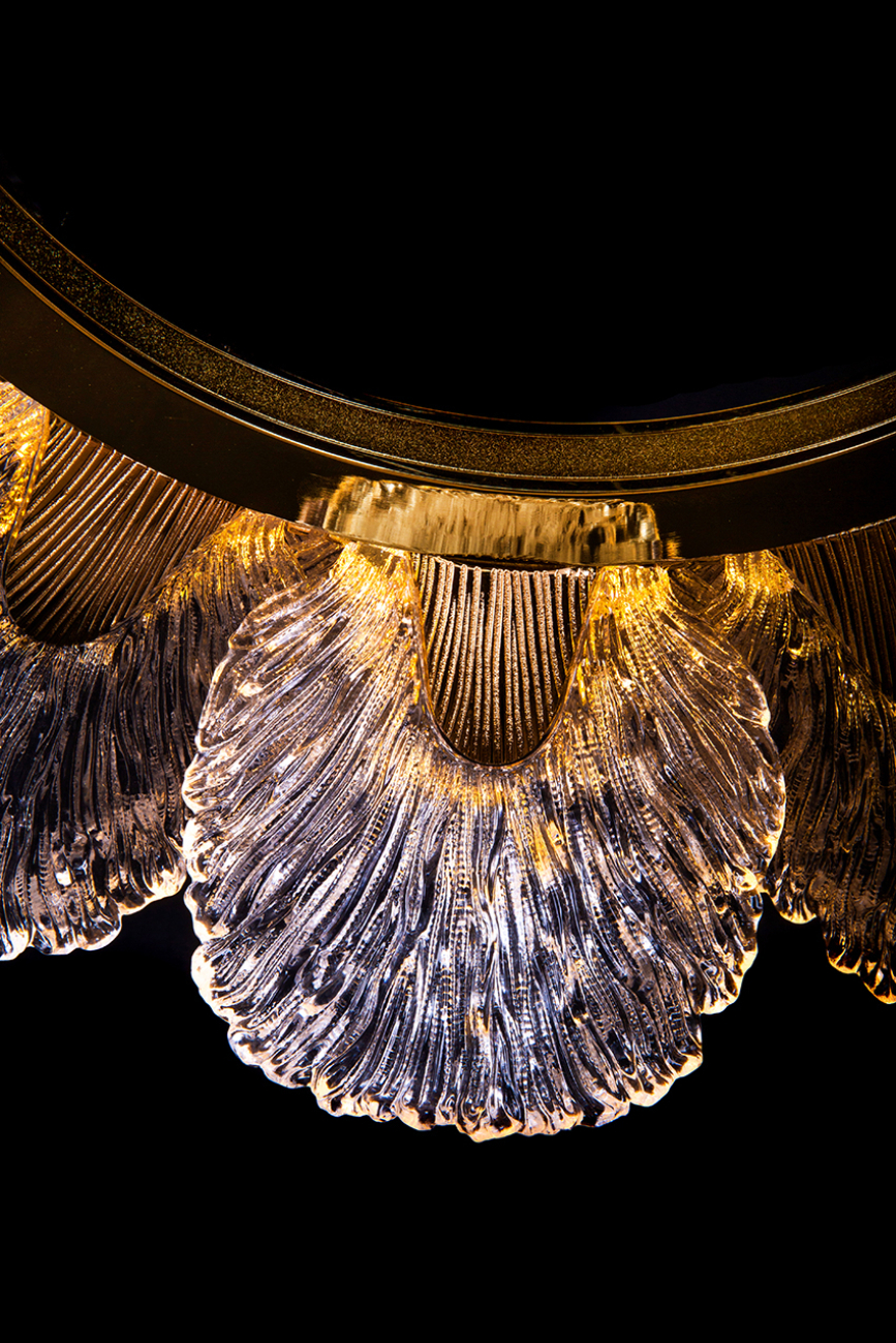 Подвесная люстра jardin le3032/620 gd/sh