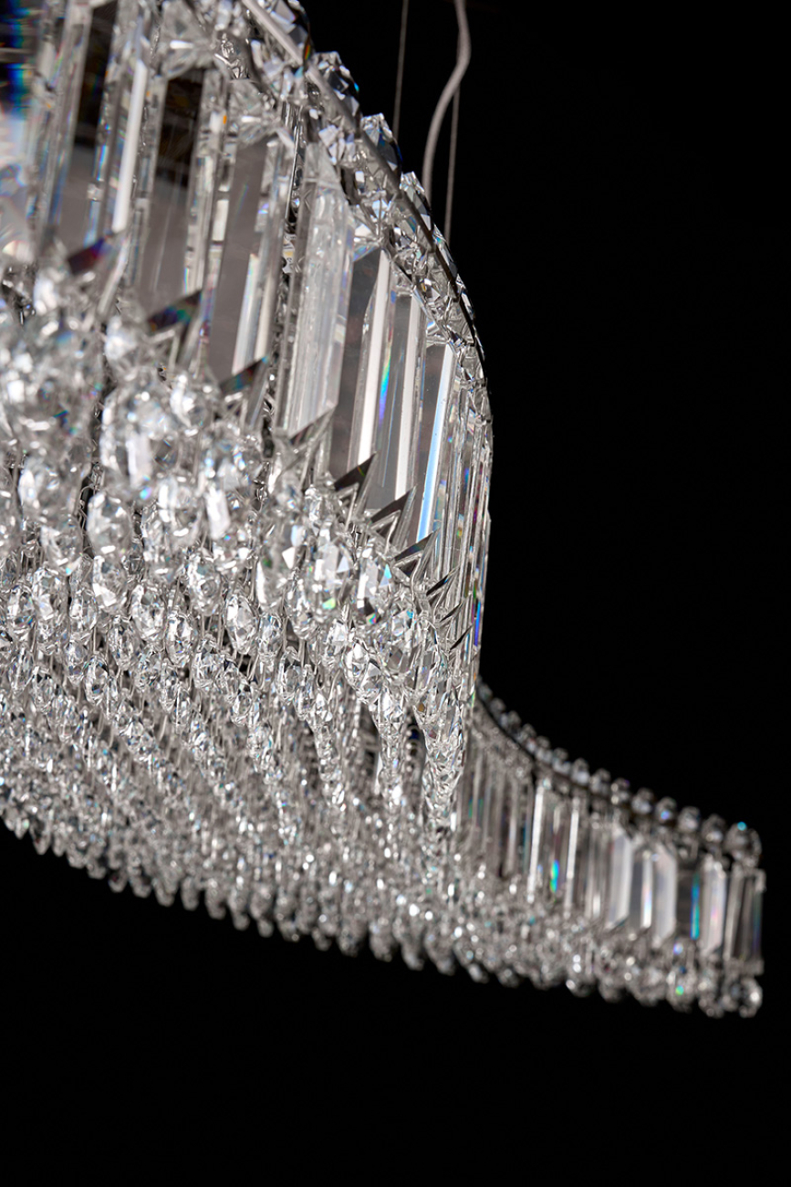 Подвесная люстра justine le3004/1200l ch