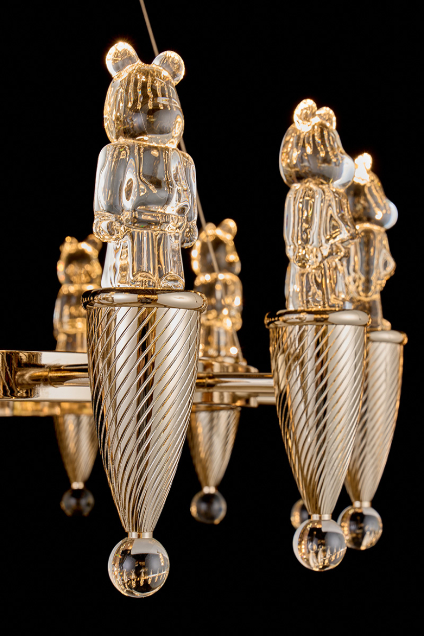 Подвесная люстра joli le3024/650 gd