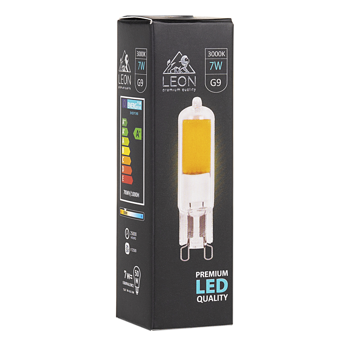 Светодиодная лампа leon le-g9-cob-7w-3000k