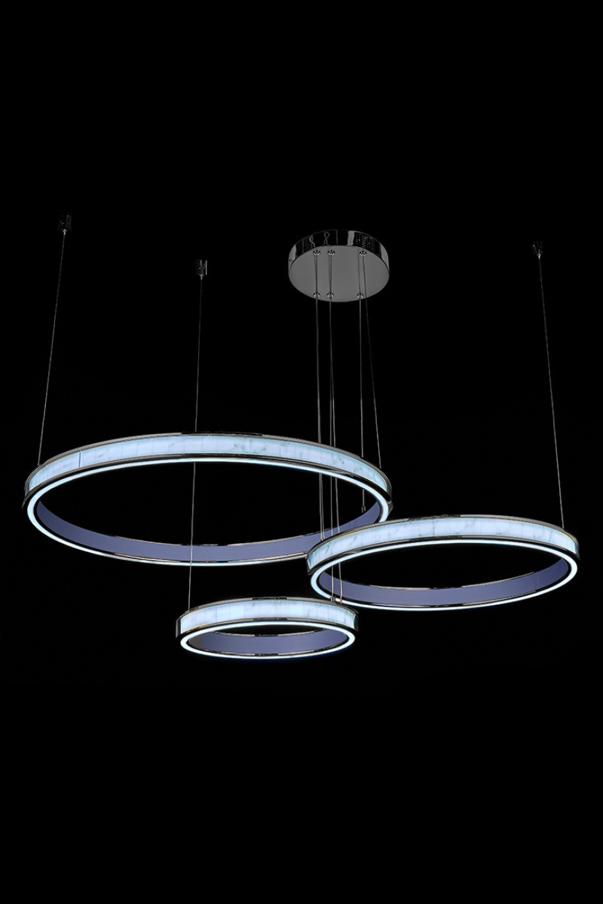 Подвесная люстра christine le7702/800-3f black chrome