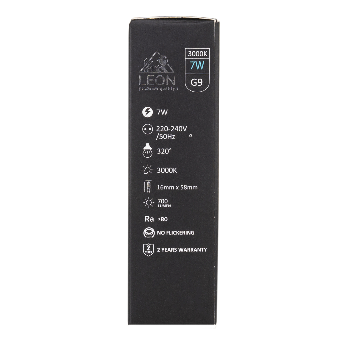 Светодиодная лампа leon le-g9-cob-7w-3000k