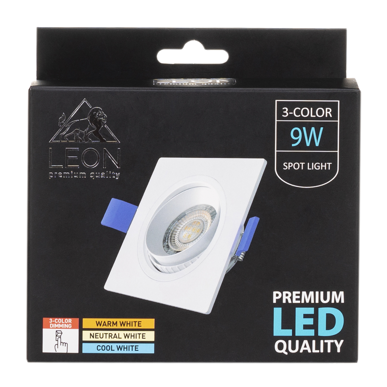 Точечный светильник leon le-sps-9w 3000k & 4000к & 6500k