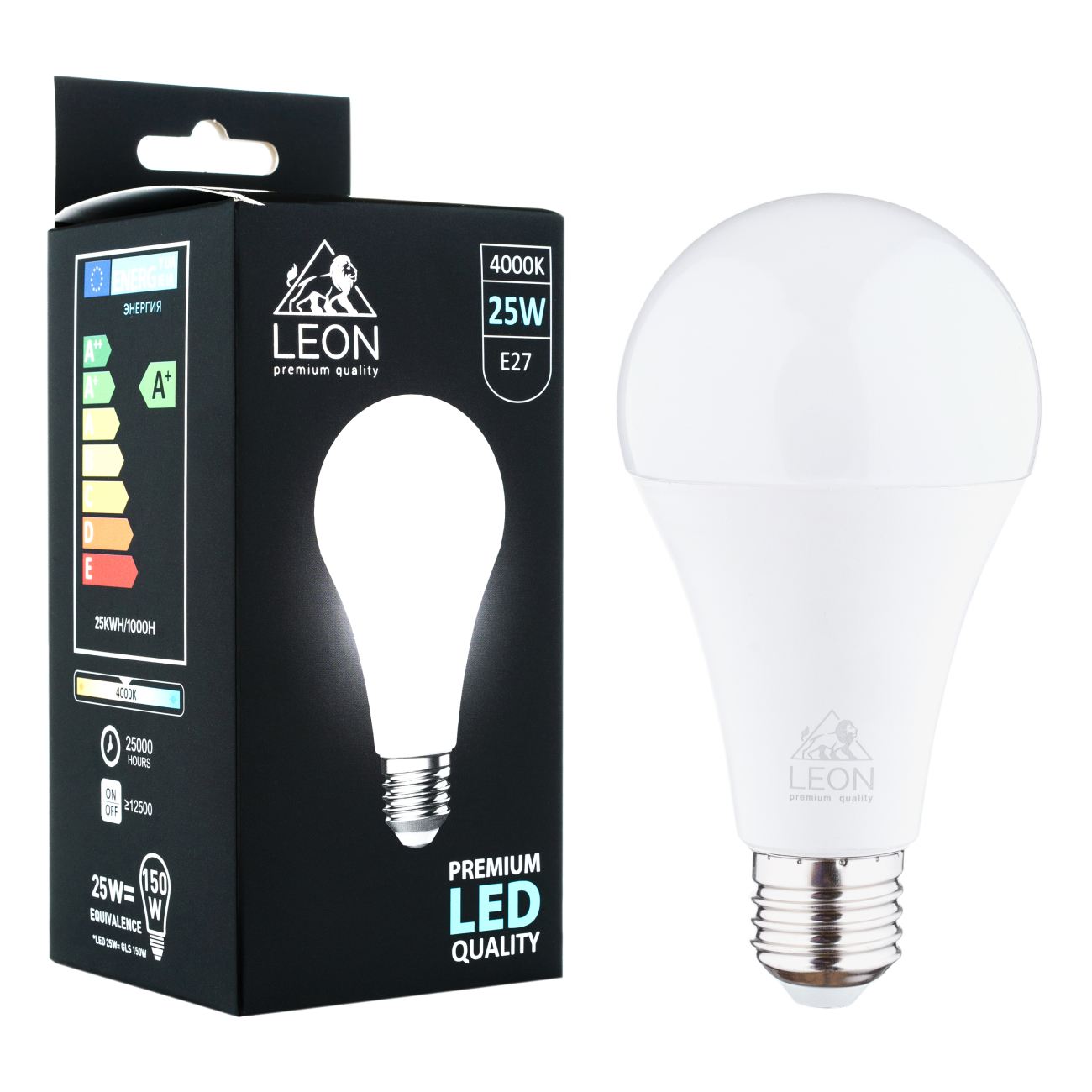 Светодиодная лампа leon le-a70-25w-4000k-e27