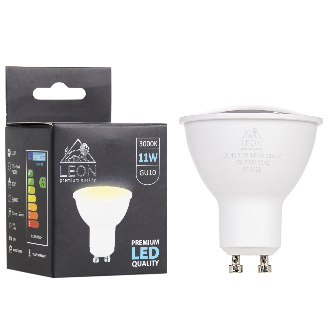 Светодиодная лампа leon le-gu10-11w-3000k