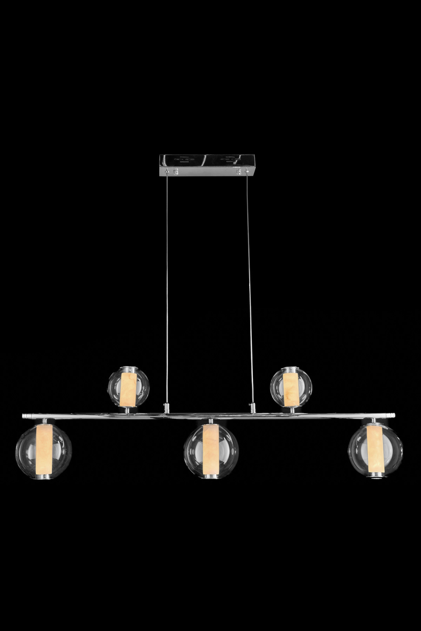 Подвесная люстра aurore le7703/5l chrome