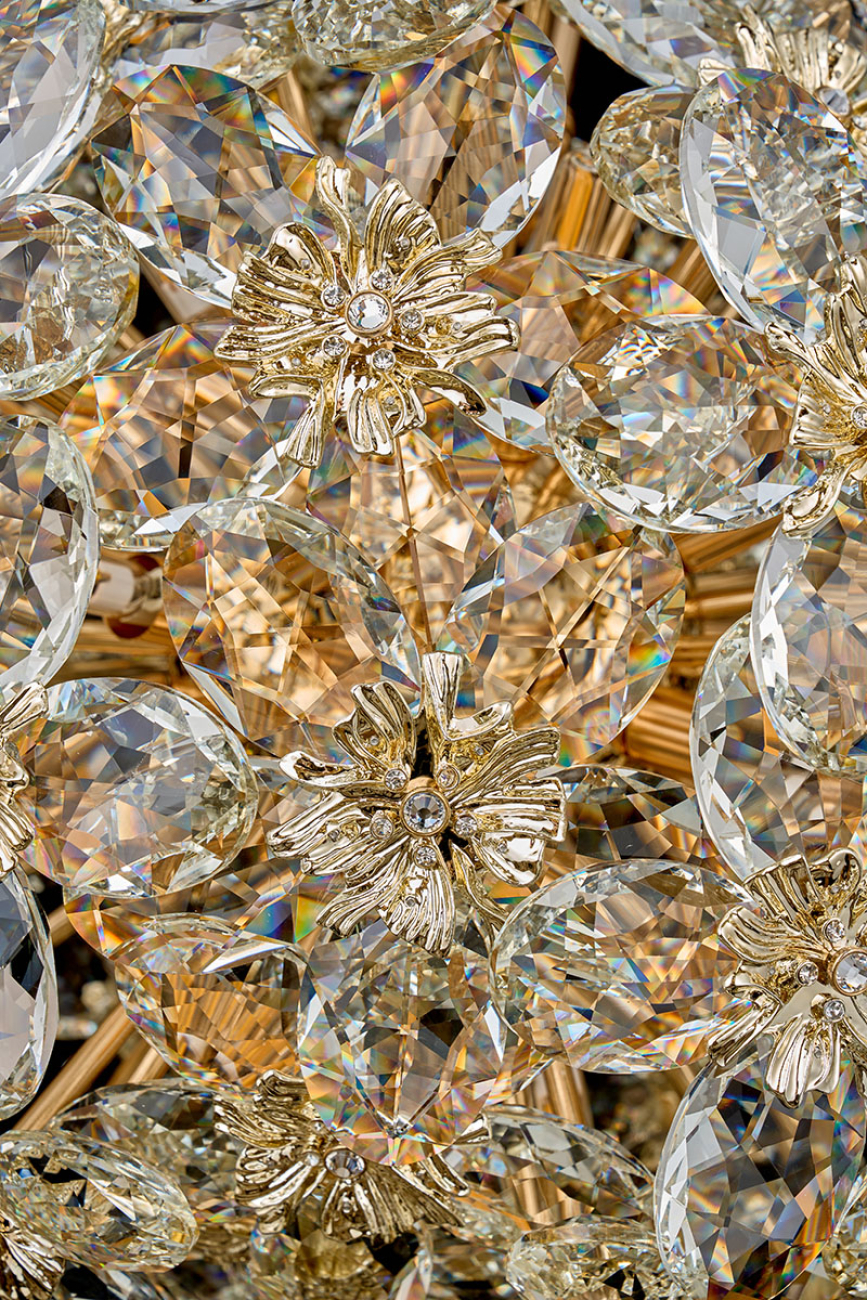 Подвесная люстра thalia le3051/500r gd