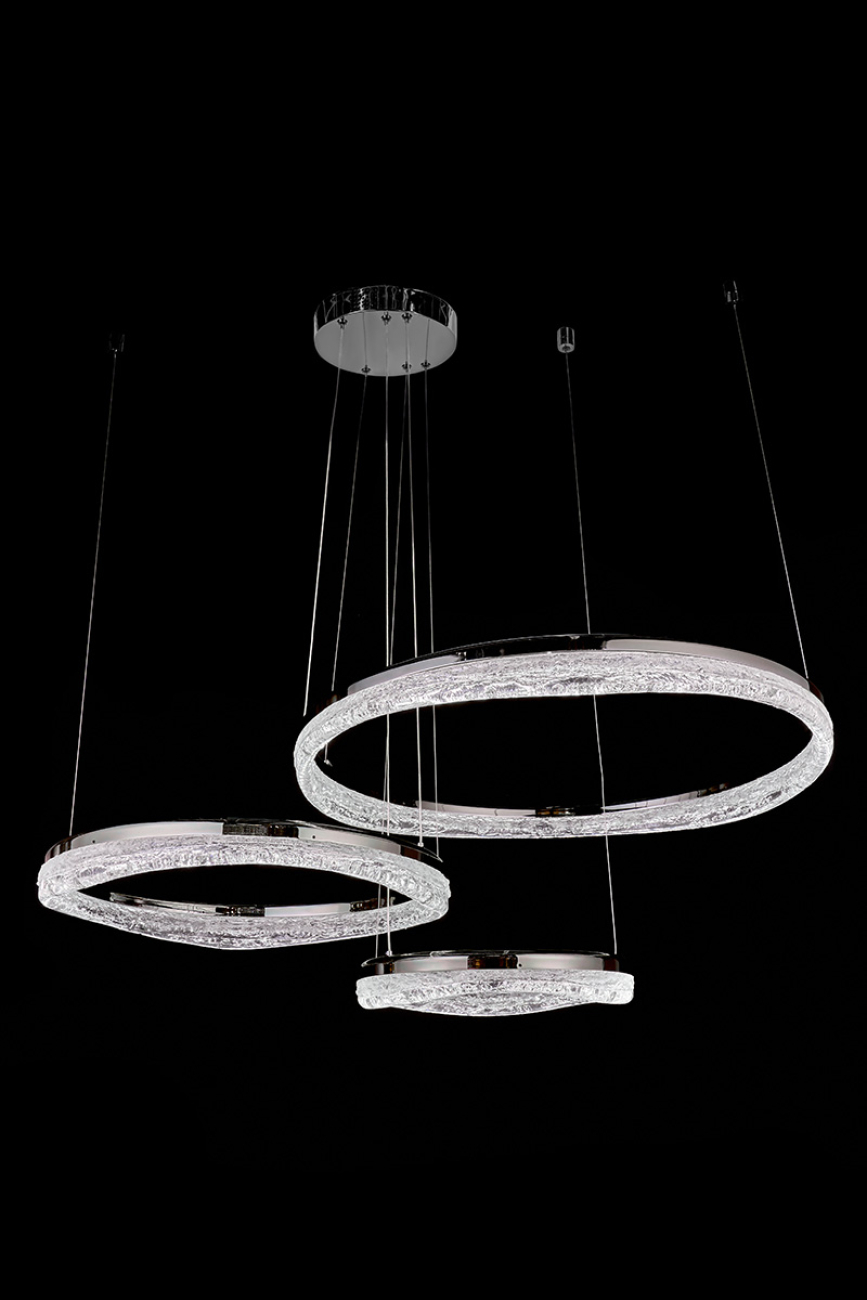 Подвесная люстра celeste le7768/800-3f black chrome