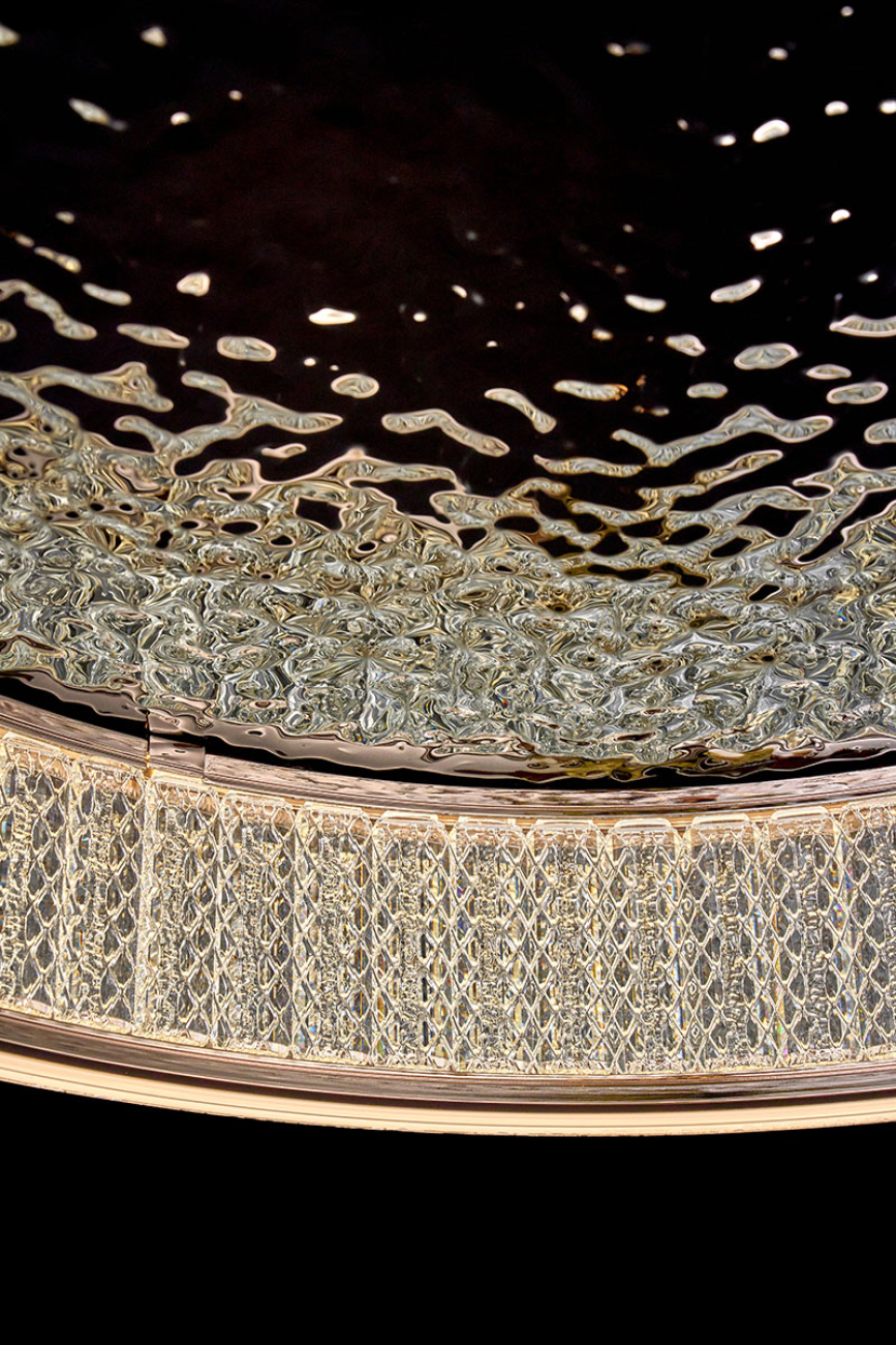 Потолочный светильник lumiere le7769/600p black chrome