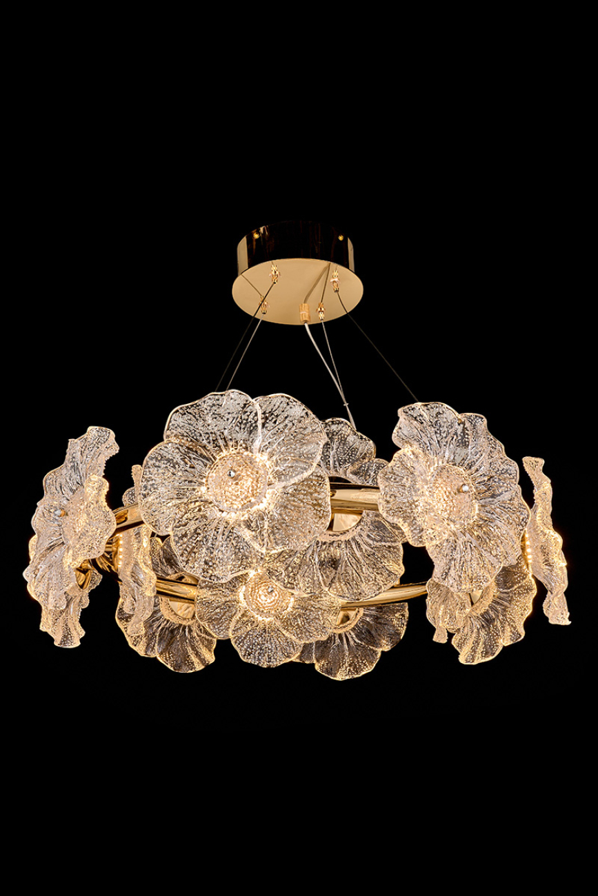 Подвесная люстра violetta le3018/600 gd