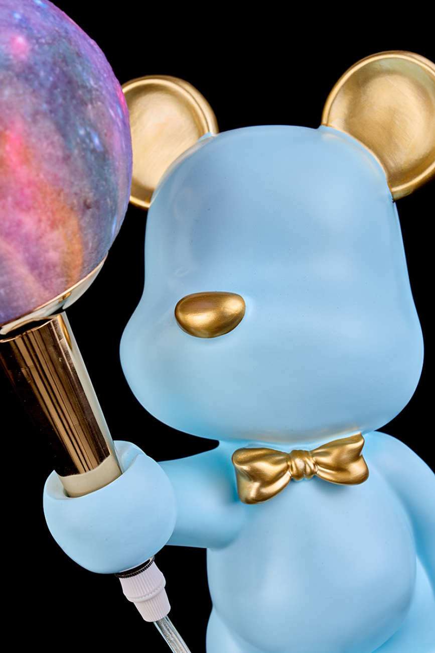 Настольная лампа ours le4009/1t bl