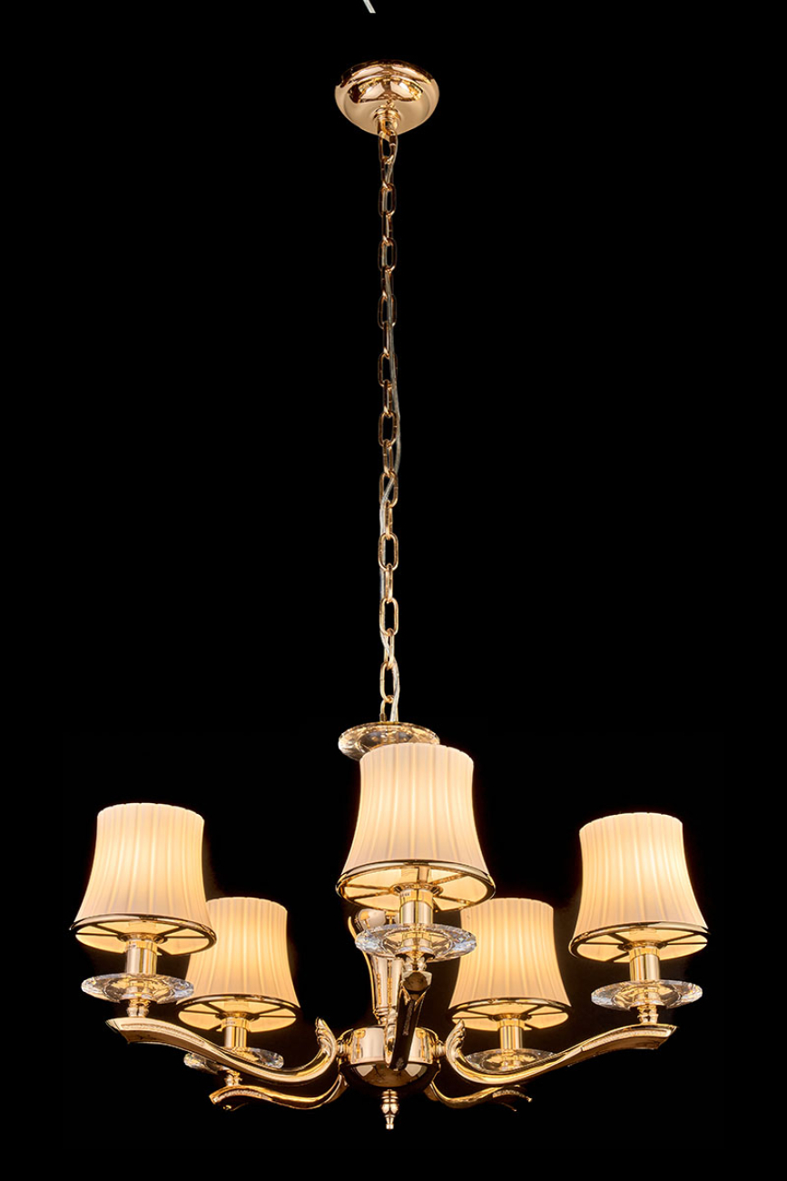 Подвесная люстра giorgia le7950/5 gd