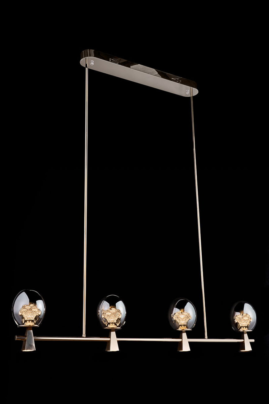 Подвесная люстра nancy le3053/4l gd