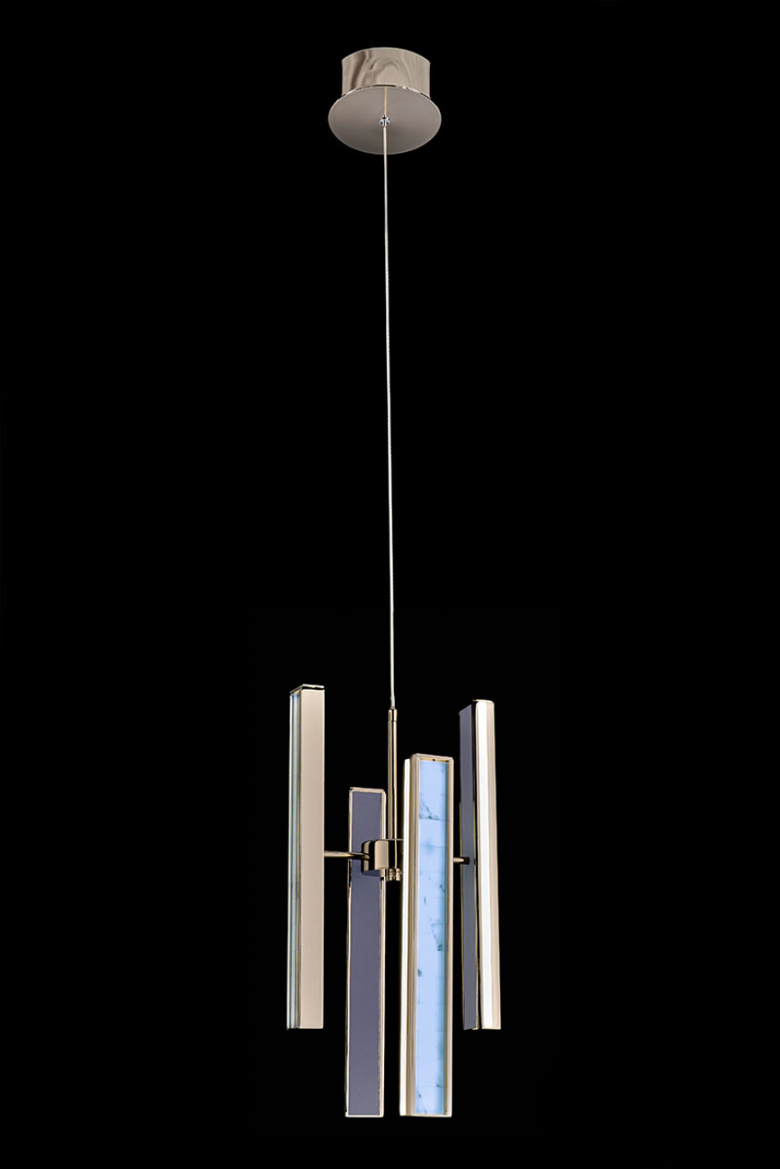 Подвесной светильник christine le7702/4s black chrome