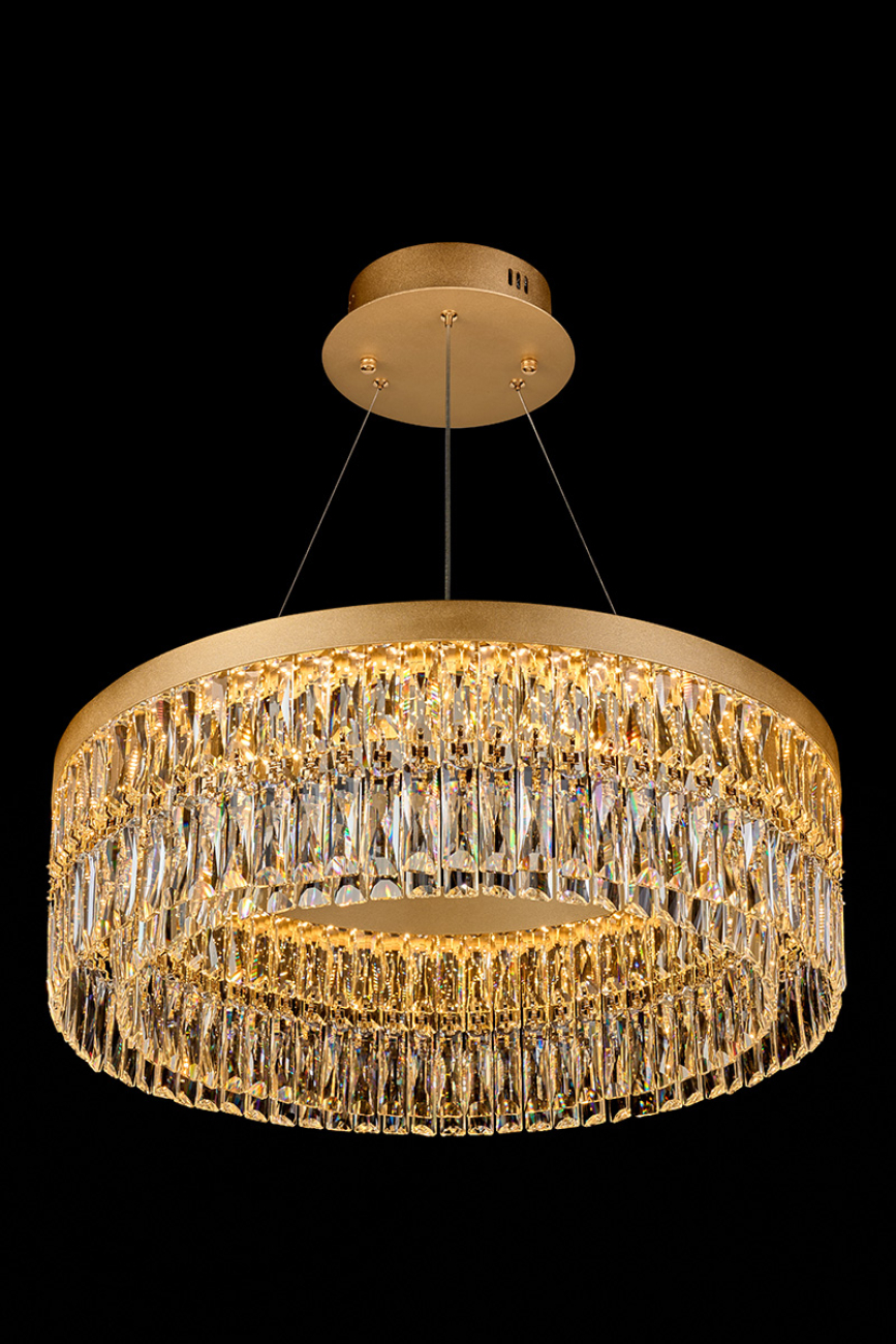 Подвесная люстра milana le3026/600 gd