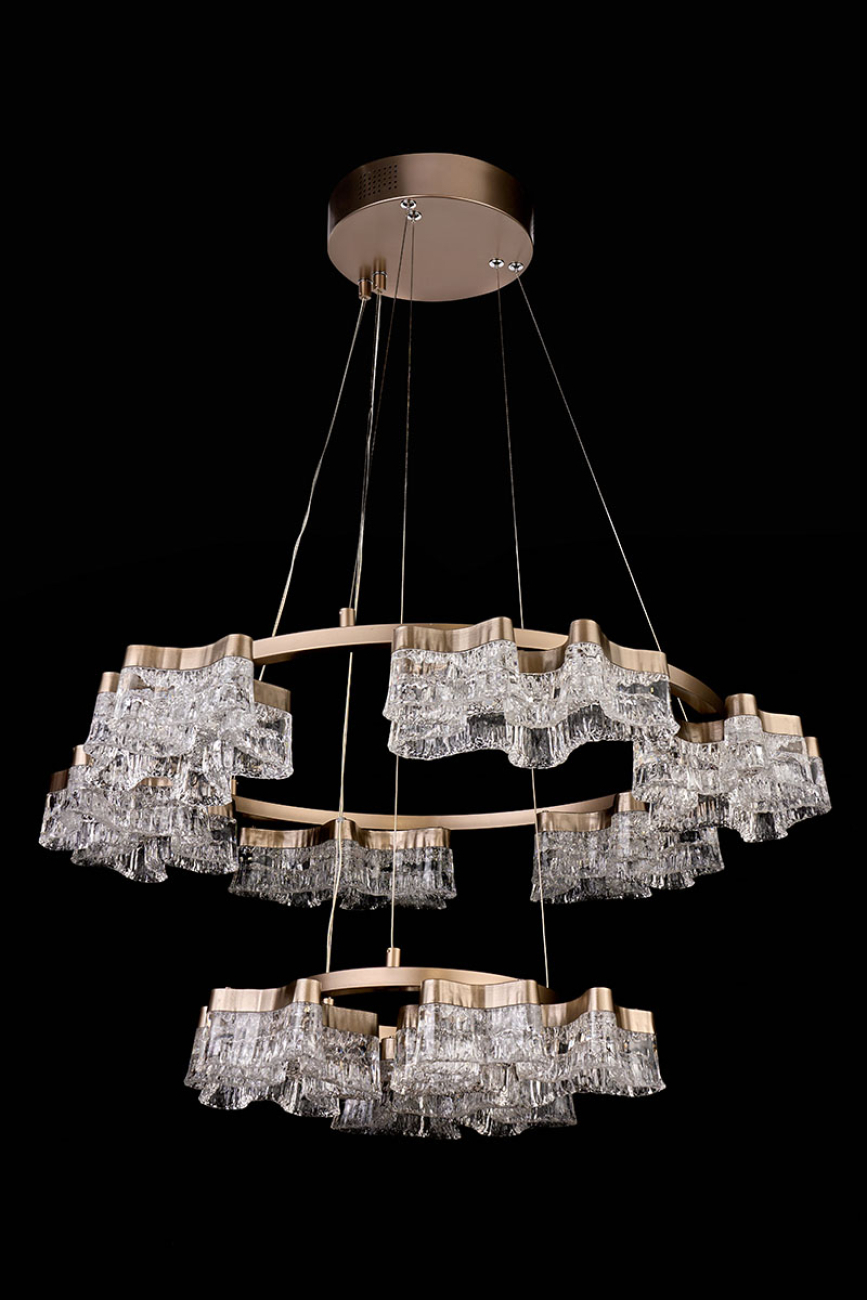 Подвесная люстра recif le7724/850-2k grey