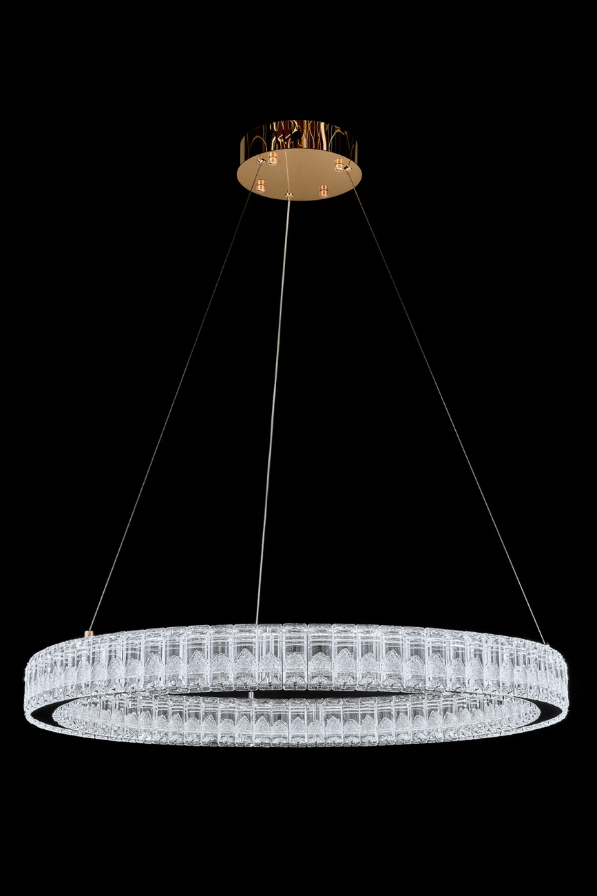 Подвесная люстра delaina le3012/800 gd