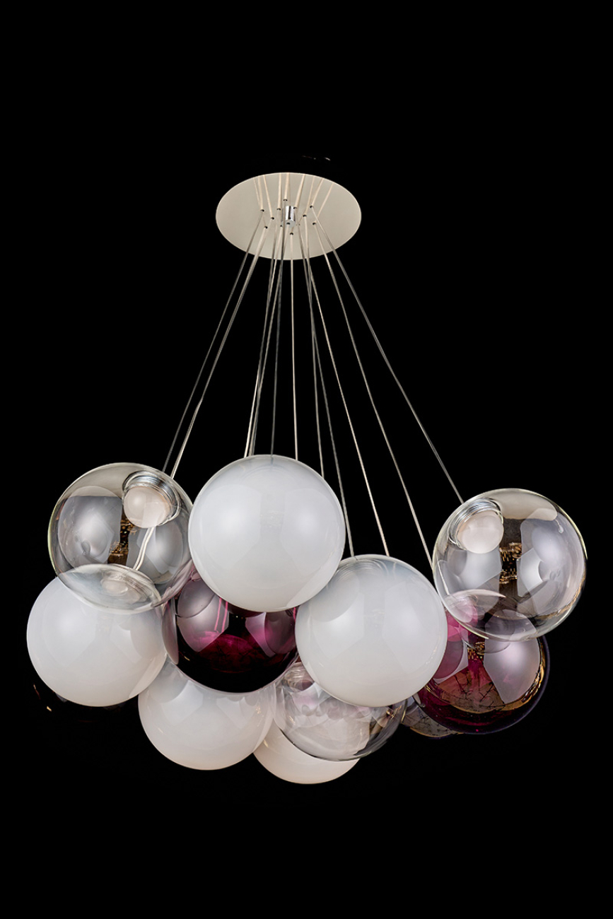 Подвесная люстра molecule le7723/13 chrome