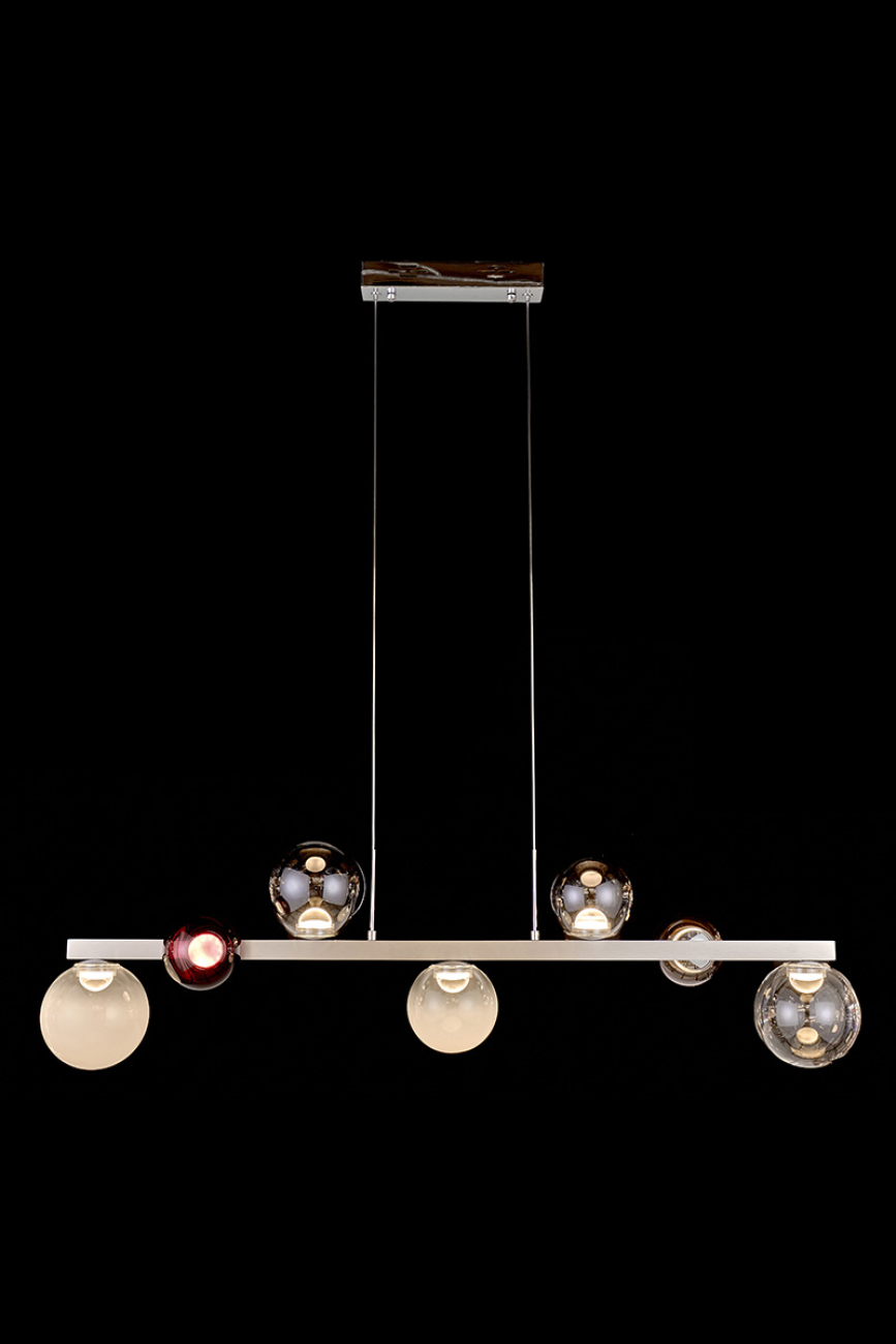 Подвесная люстра molecule le7723/1100l chrome