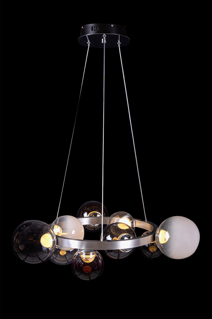 Подвесная люстра molecule le7723/680 chrome