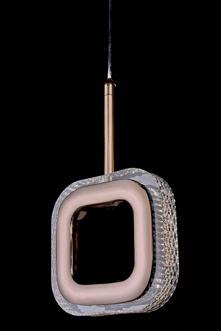 Подвесной светильник theona le7701/1s black chrome