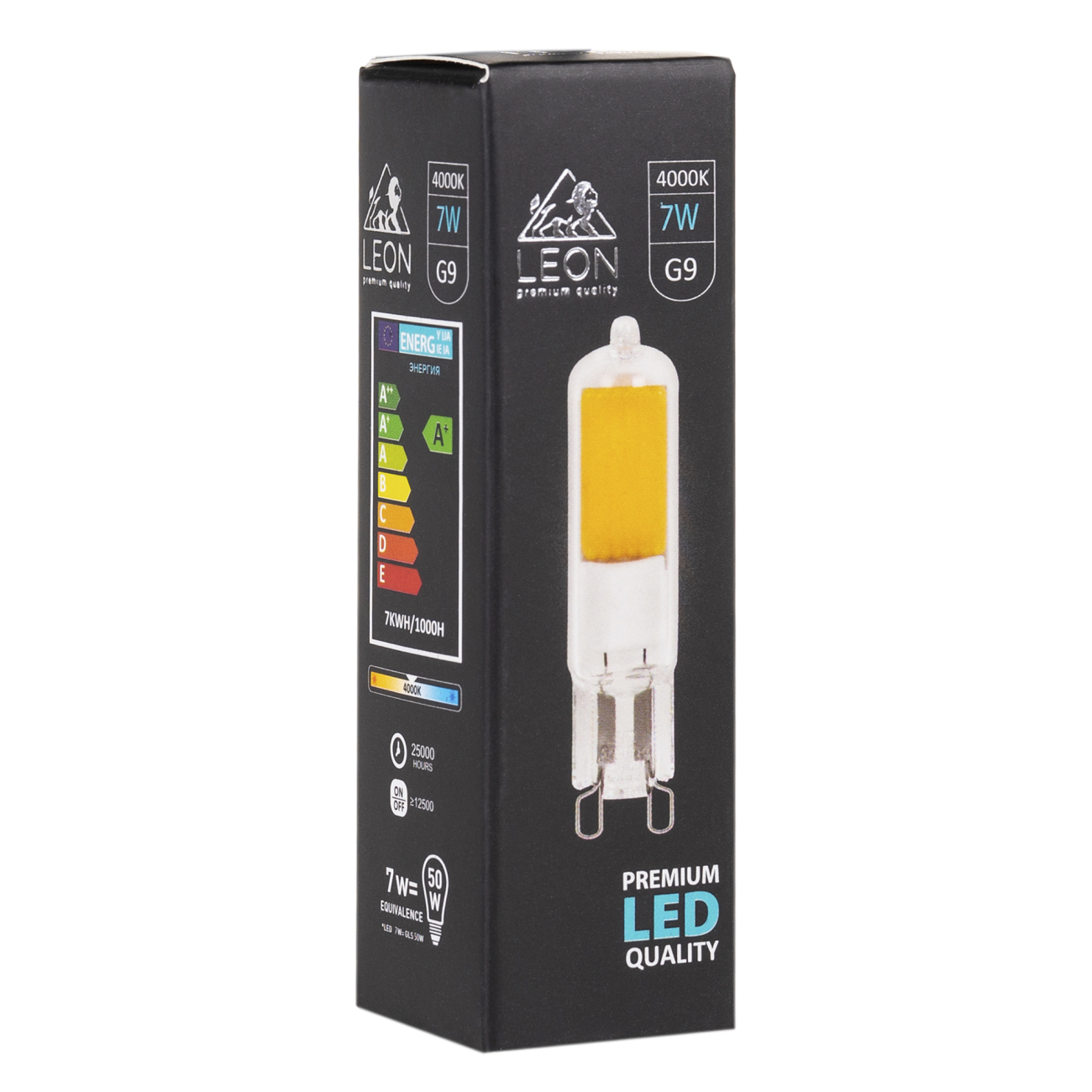 Светодиодная лампа leon le-g9-cob-7w-4000k