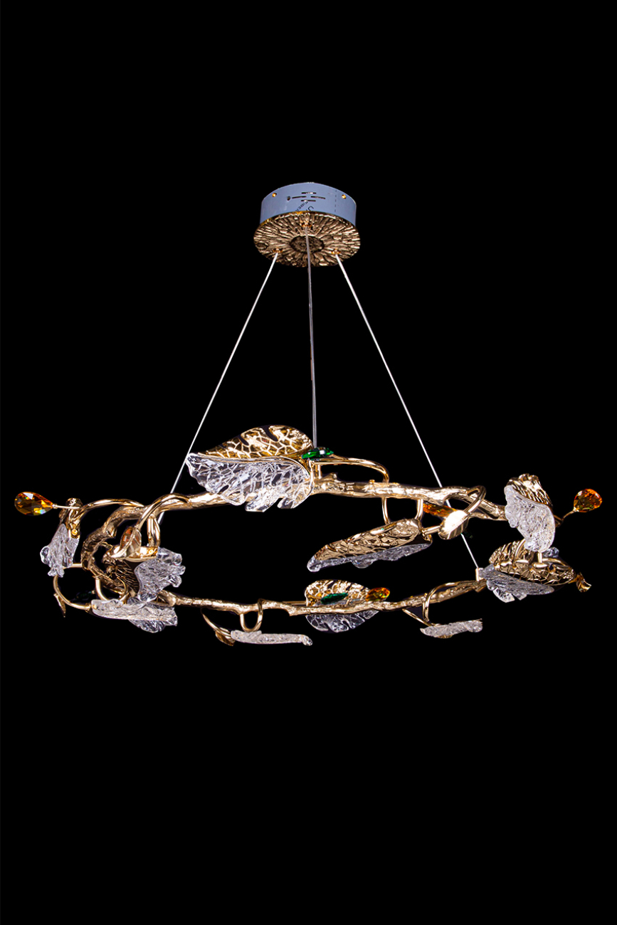 Подвесная люстра olivia le3037/800 gd