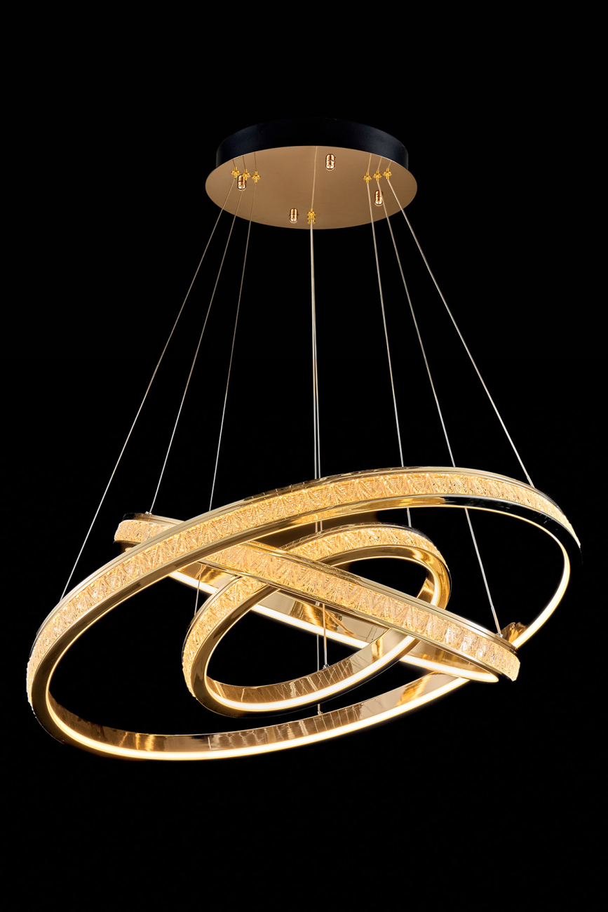 Подвесная люстра aida le7707/800-3k gold