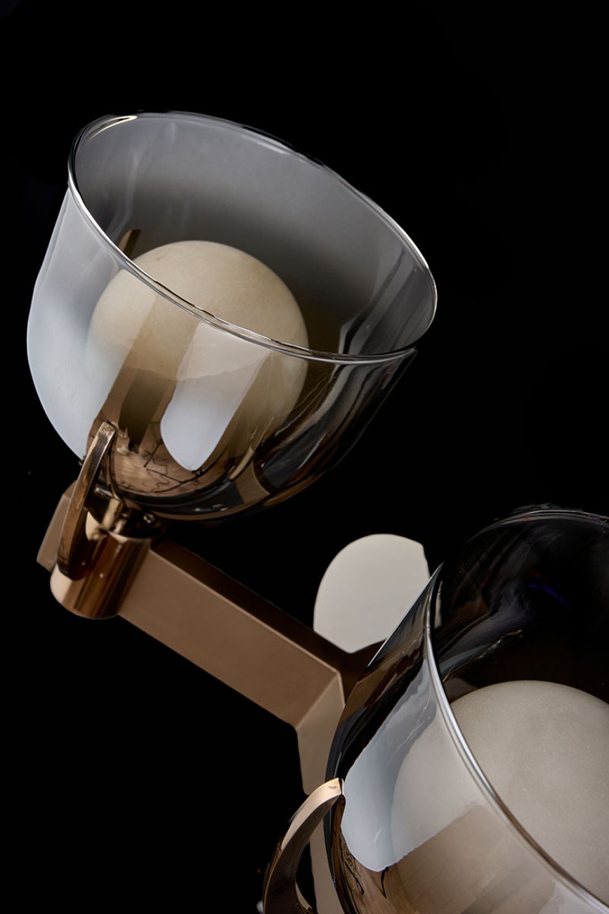 Бра kelly le3055/2w gd