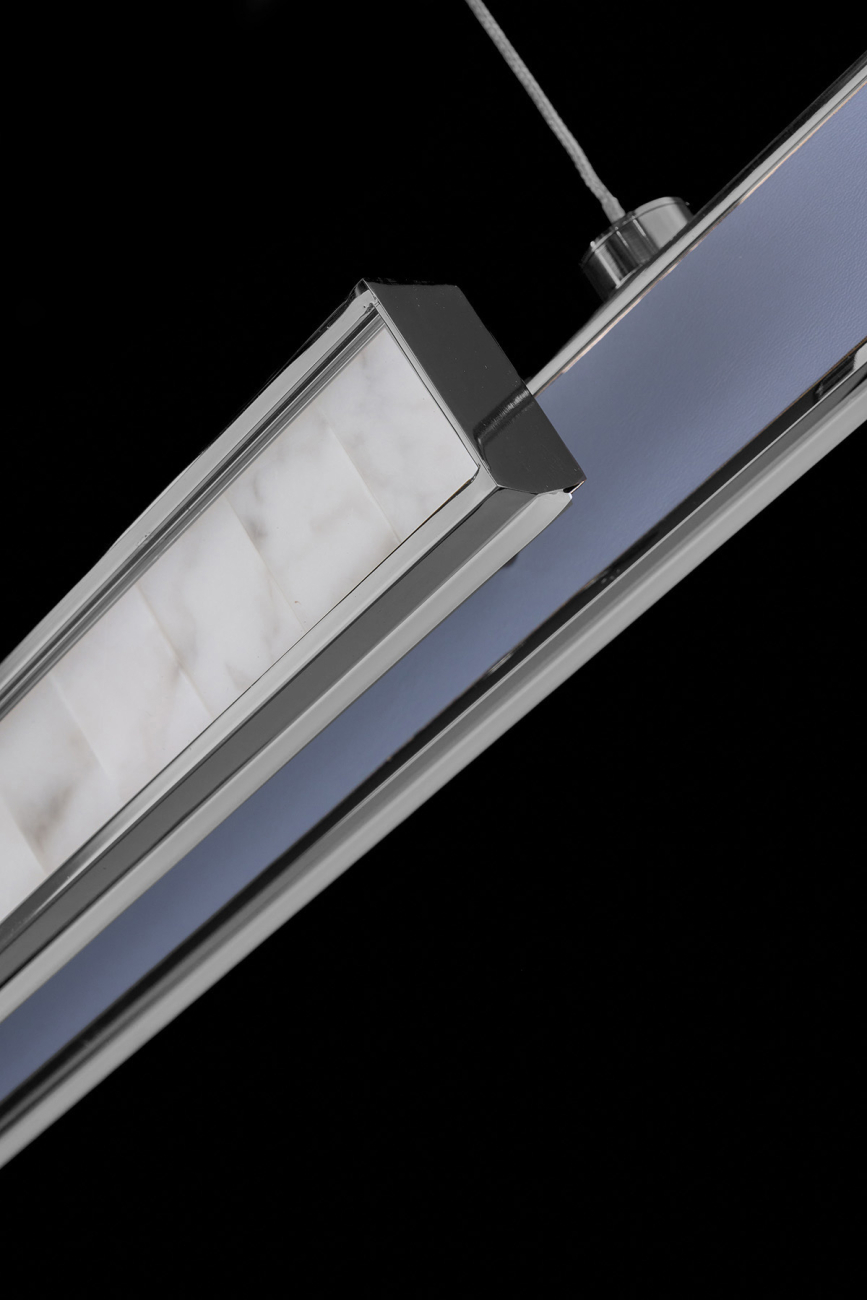 Подвесная люстра christine le7702/1200l black chrome