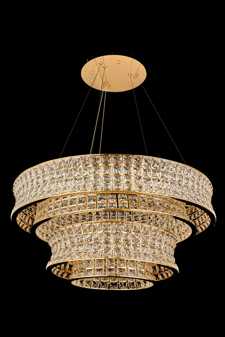 Подвесная люстра aurelie le3008/800-2k gd