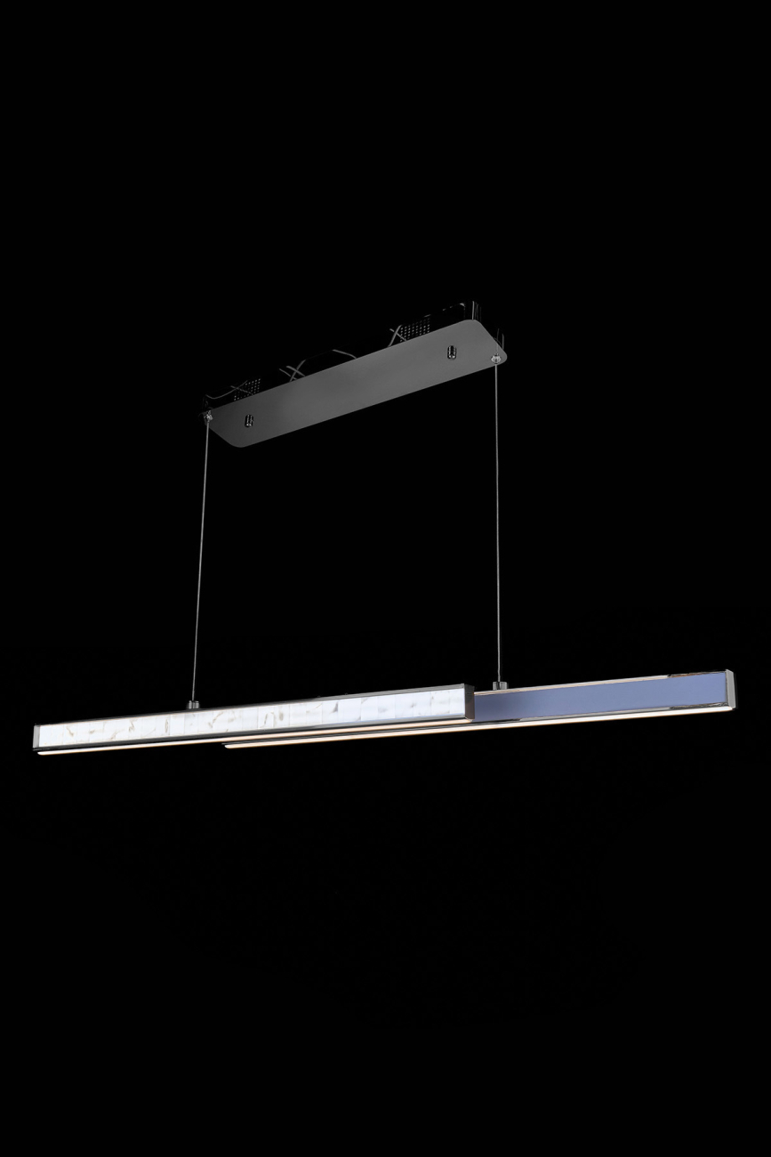 Подвесная люстра christine le7702/1200l black chrome